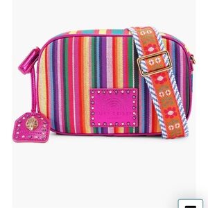 Kurt Geiger Vibrant Striped Crossbody Bag
